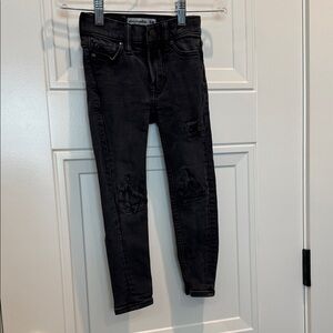 Abercrombie Kids Charcoal Super Skinny Jeans